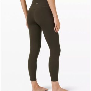 Lululemon Align Pant - olive green sz 4